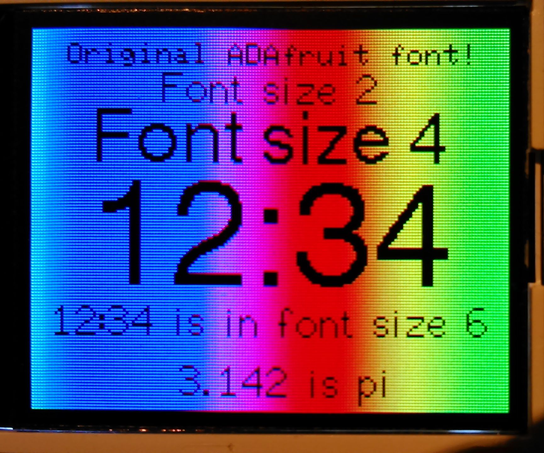 arduino lcd library scroll