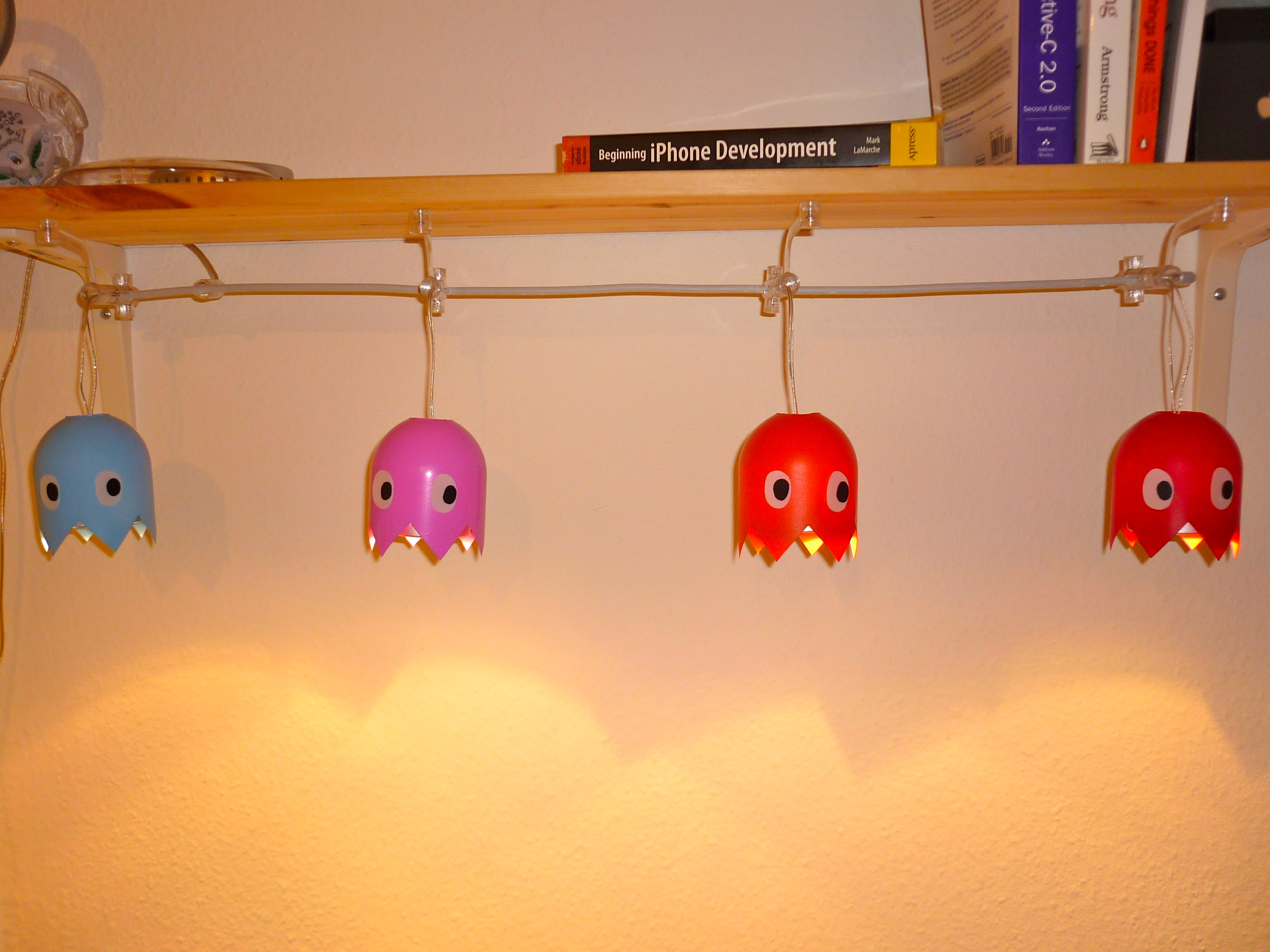 How To Make A Pac Man Ghost Lamp 7 Steps With Pictures