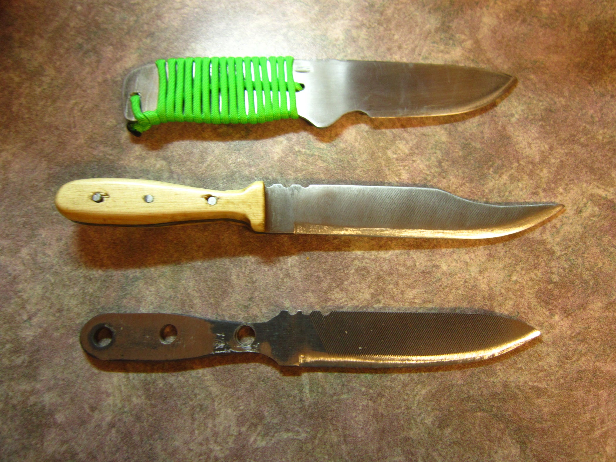 My First DIY Knives Instructables