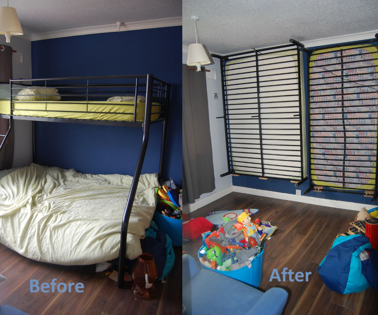 Bunk Bed in to Folding Beds 6 Steps Instructables