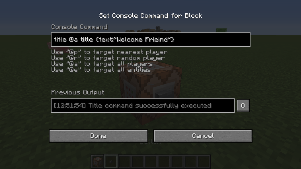 My Favorite Command Block Commands 6 Steps Instructables