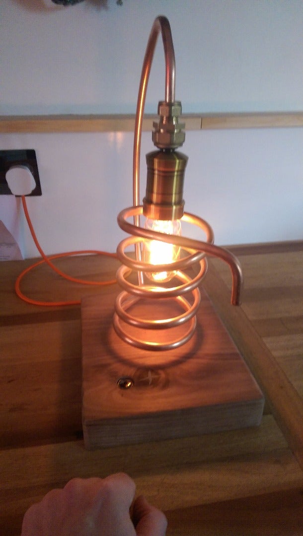 Vintage Pipe Lamp With Touch Control Dimmer 6 Steps (with Pictures