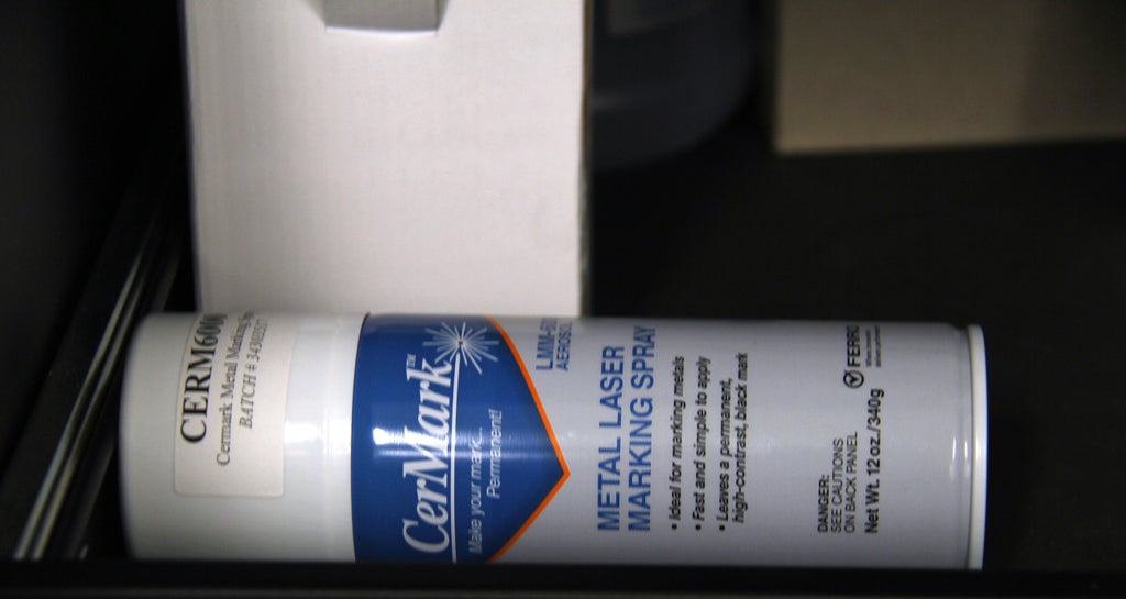 Laser Engraving Stainless Steel With Cermark Spray 6 Steps With Pictures Instructables