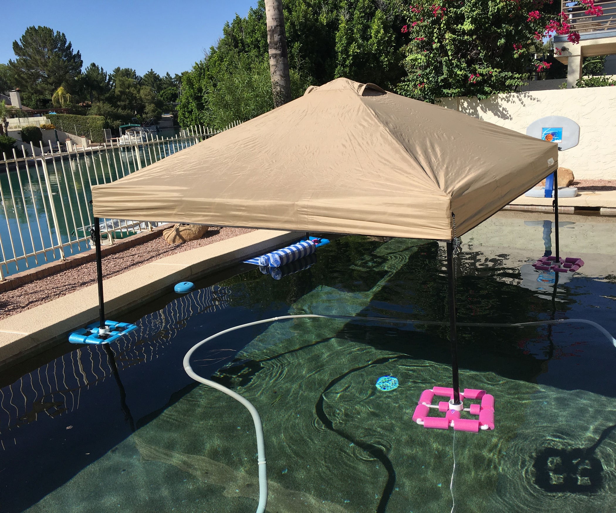 Canopy/Gazebo (also Known As a EZUP) Float for the Pool or Lake for