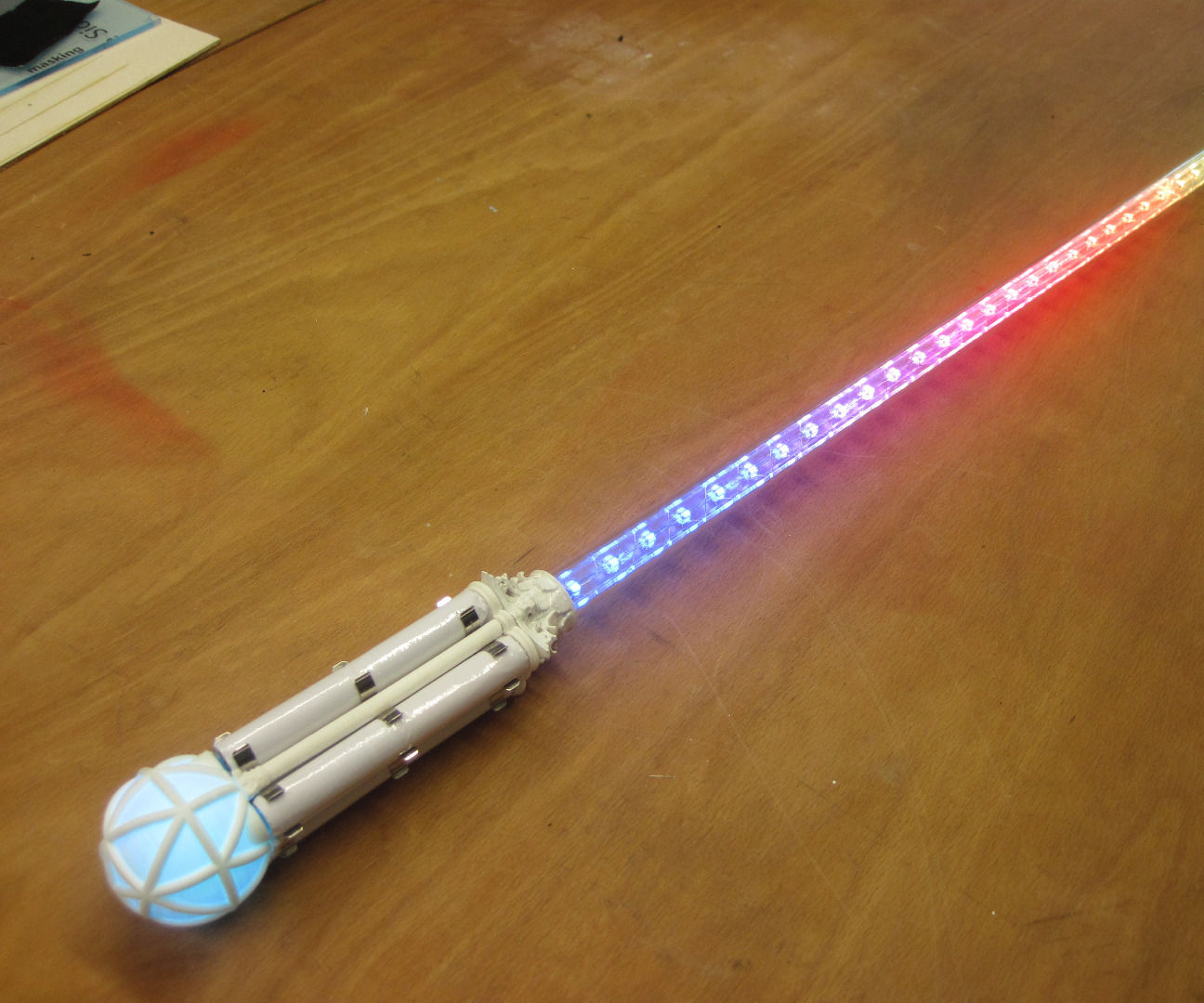 LED Walking Cane 7 Steps Instructables