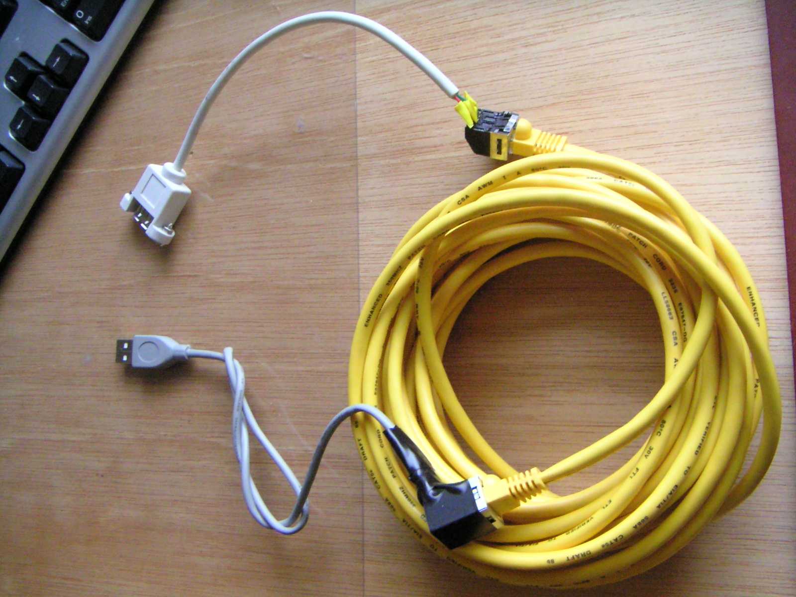 Как подключить rj45 к usb