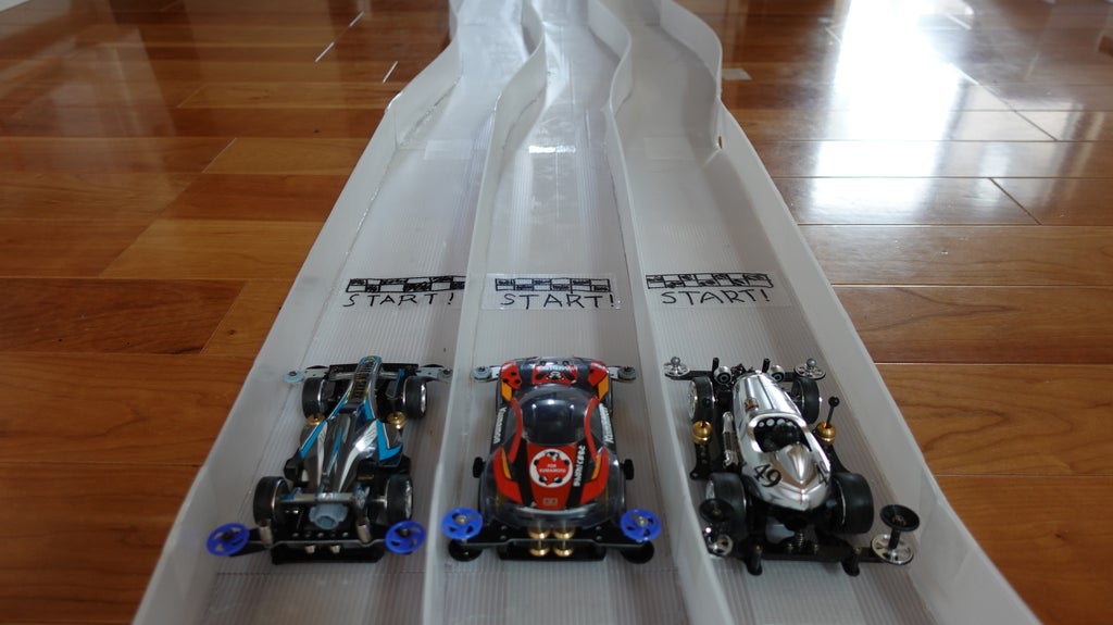 Diy Japan Cup Jr Circuit For Mini 4wd 7 Steps Instructables