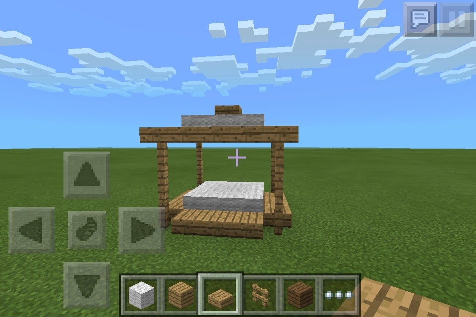 Gazebo in Minecraft 5 Steps Instructables
