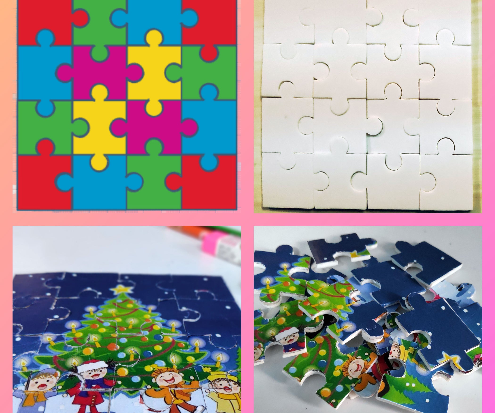 3D Printed Jigsaw Puzzle 4 Steps Instructables