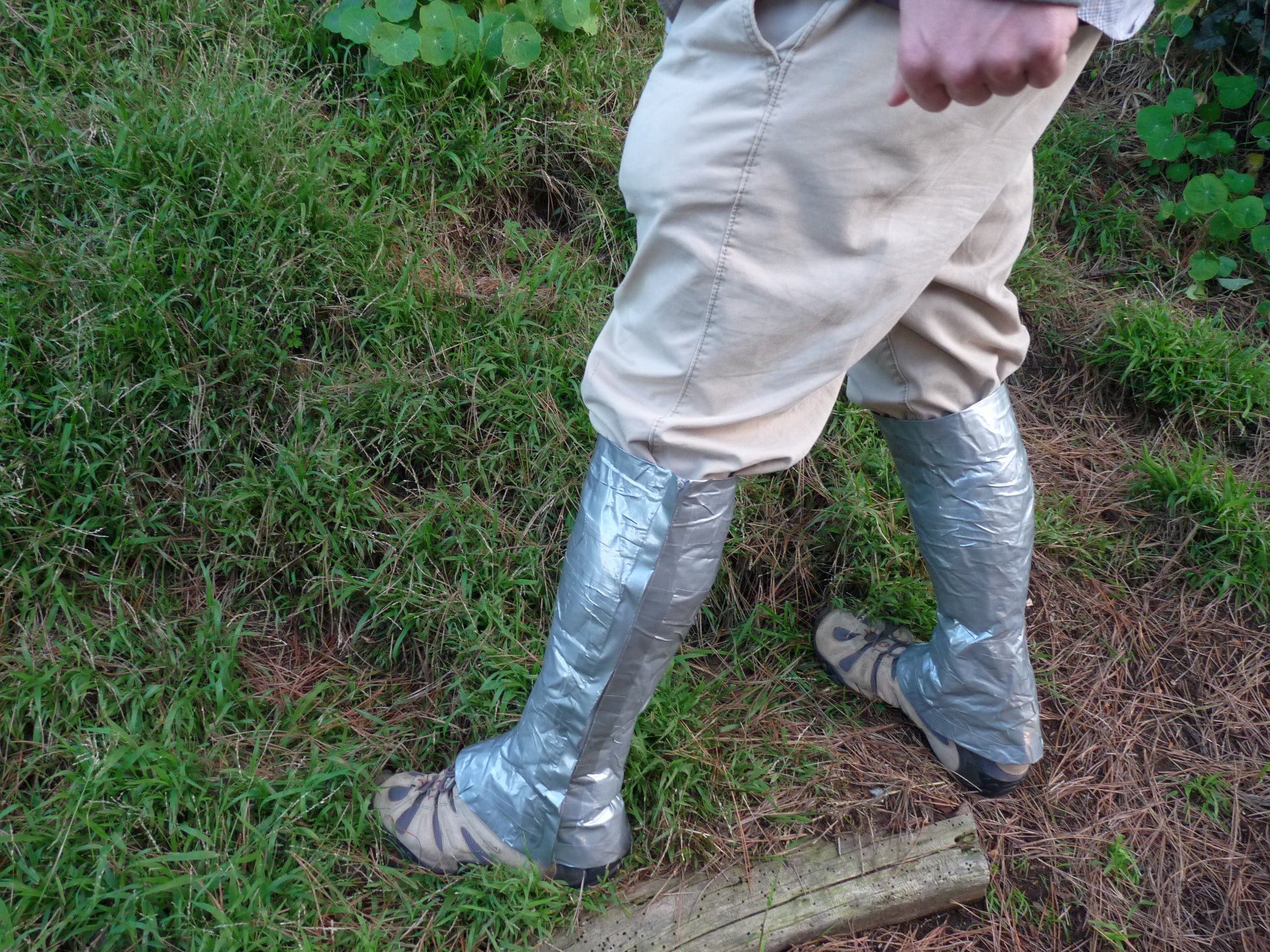 Duct Tape Hiking Gaiters 5 Steps (with Pictures) Instructables