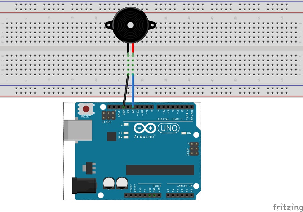 ACTIVE BUZZER WITH ARDUINO UNO R3: 5 Steps