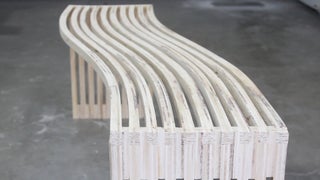 Bent Laminated Bench From A Sheet Of Plywood 10 Steps With Pictures Instructables